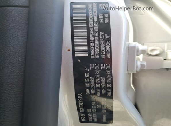 ZACNJABB8LPL53797 2020 JEEP RENEGADE Silver VIN sticker view