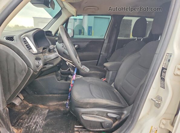 ZACNJABB9KPK93463 2019 JEEP RENEGADE White Вид салону спереду