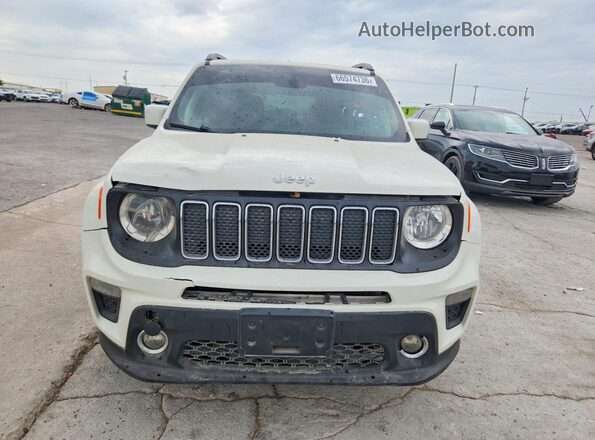 ZACNJABB9KPK93463 2019 JEEP RENEGADE White Вид спереду