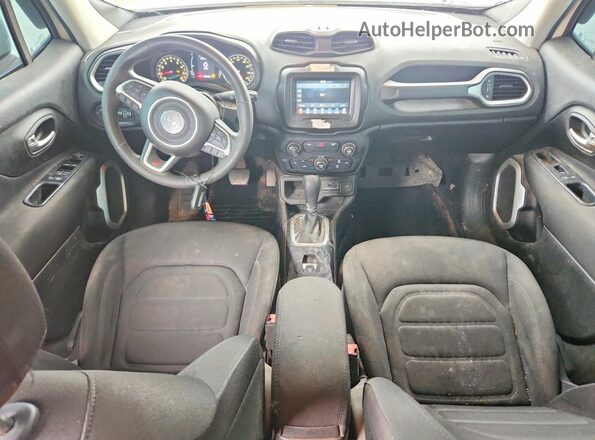 ZACNJABB9KPK93463 2019 JEEP RENEGADE White Вид панелі приладів