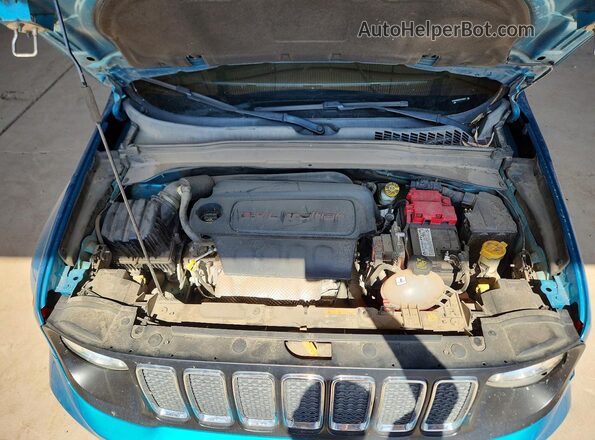 ZACNJABB9LPL85643 2020 JEEP RENEGADE Green Вид задньої частини салону