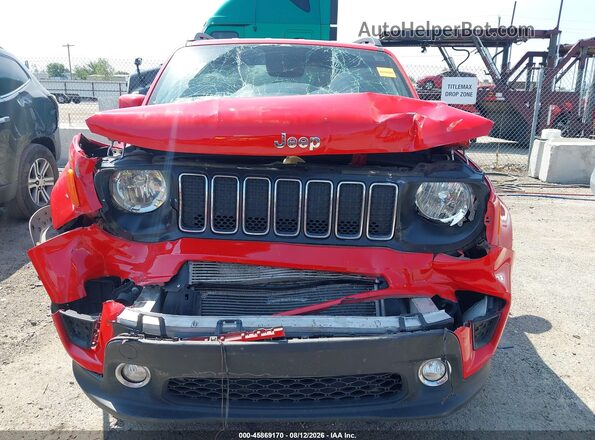ZACNJABBXKPJ81948 2019 JEEP RENEGADE Красный Вид панели приборов