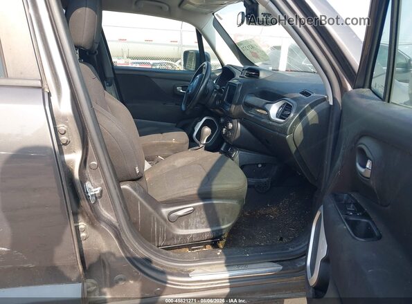 ZACNJABBXKPK88238 2019 JEEP RENEGADE Серый Вид салона спереди