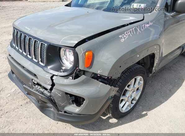 ZACNJBAB0KPK42120 2019 JEEP RENEGADE Gray Widok z przodu
