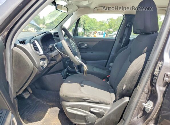 ZACNJBAB1LPL88379 2020 JEEP RENEGADE Charcoal Widok wnętrza z przodu