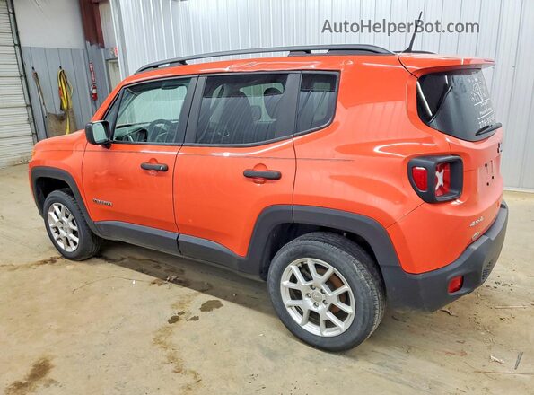 ZACNJBAB2KPJ91574 2019 JEEP RENEGADE Orange Trasero izquierdo