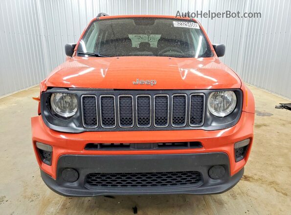 ZACNJBAB2KPJ91574 2019 JEEP RENEGADE Orange Vista frontal