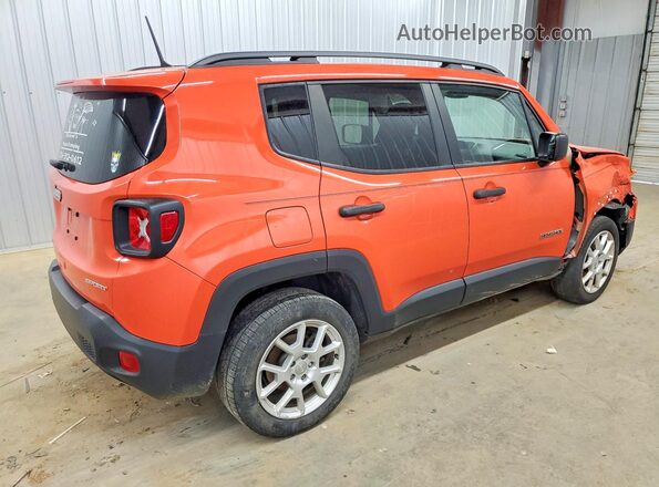 ZACNJBAB2KPJ91574 2019 JEEP RENEGADE Orange Trasero derecho