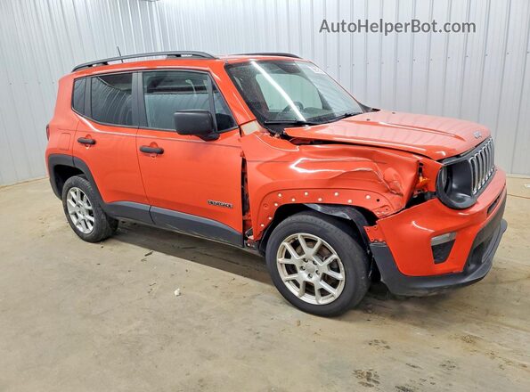 ZACNJBAB2KPJ91574 2019 JEEP RENEGADE Orange Delantero derecho