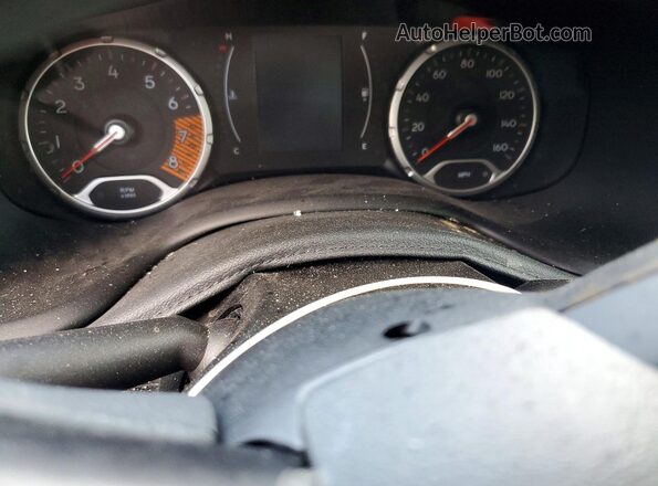 ZACNJBAB2KPK51658 2019 JEEP RENEGADE White Սարքավորումների վահանակի տեսք