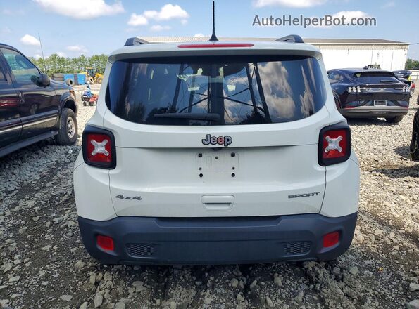 ZACNJBAB2KPK51658 2019 JEEP RENEGADE White Հետևի տեսք