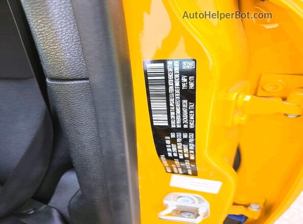 ZACNJBAB4KPJ85386 2019 JEEP RENEGADE Желтый Вид подкапотного пространства