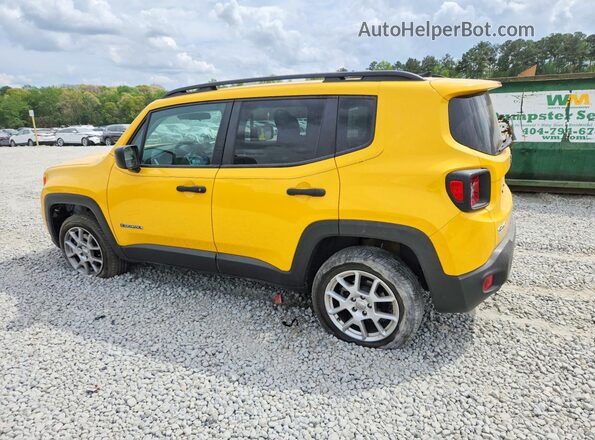 ZACNJBAB4KPJ85386 2019 JEEP RENEGADE Желтый Задняя левая четверть