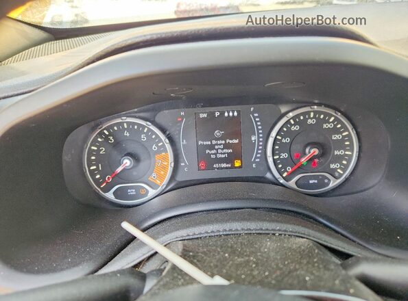 ZACNJBAB4KPJ85386 2019 JEEP RENEGADE Желтый Вид щитка приборов