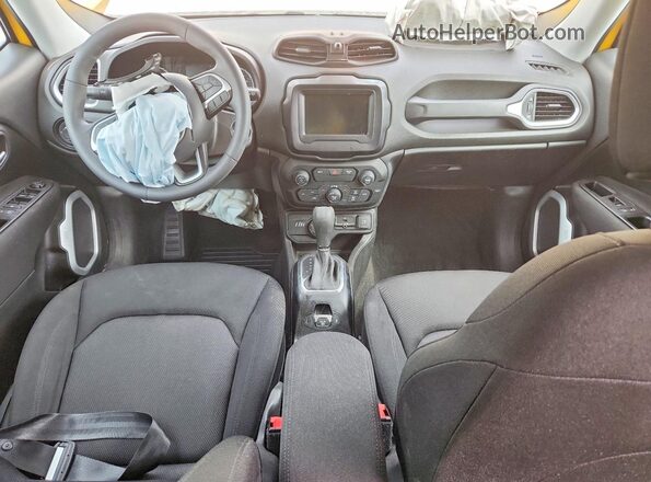 ZACNJBAB4KPJ85386 2019 JEEP RENEGADE Желтый Вид панели приборов