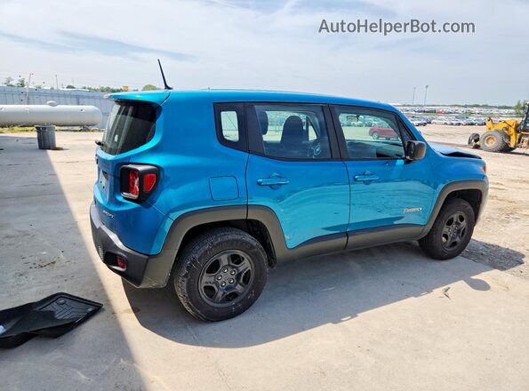 ZACNJBAB4LPL30508 2020 JEEP RENEGADE Teal Задня права чверть