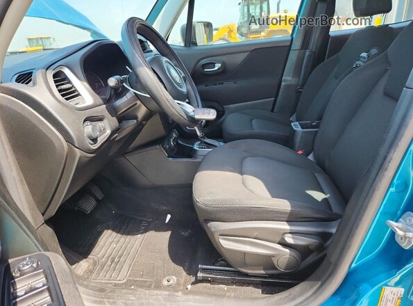 ZACNJBAB4LPL30508 2020 JEEP RENEGADE Teal Вид салону спереду
