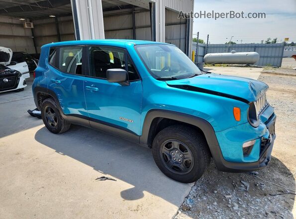 ZACNJBAB4LPL30508 2020 JEEP RENEGADE Teal Передня права чверть