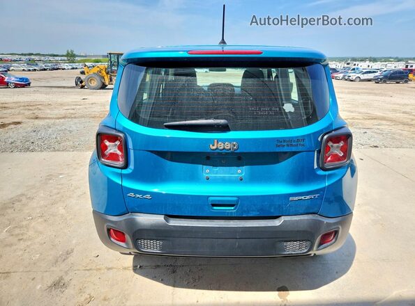 ZACNJBAB4LPL30508 2020 JEEP RENEGADE Teal Вид ззаду