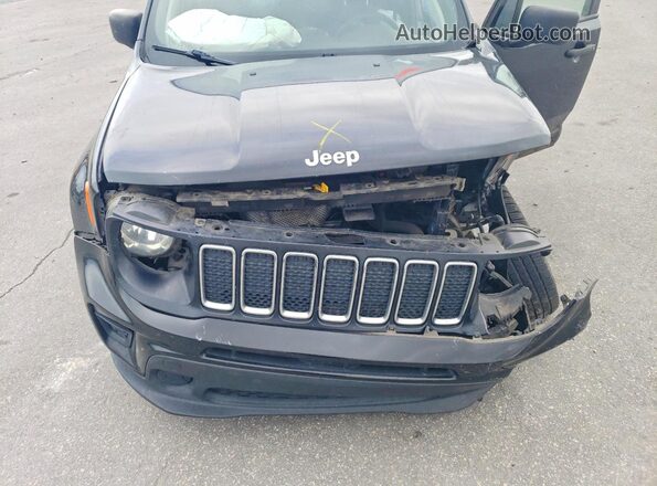 ZACNJBAB4LPL66473 2020 JEEP RENEGADE Black Вид підкапотного простору