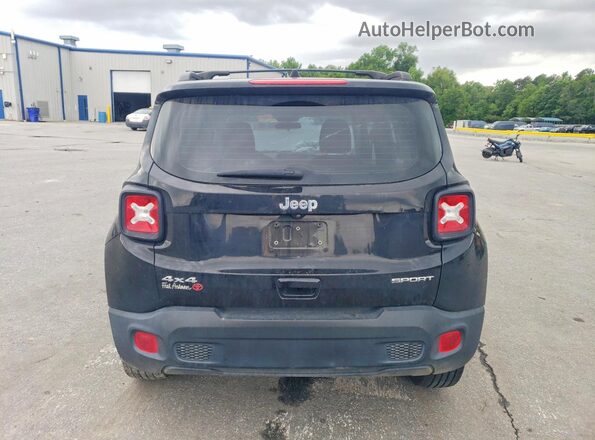 ZACNJBAB4LPL66473 2020 JEEP RENEGADE Black Вид ззаду