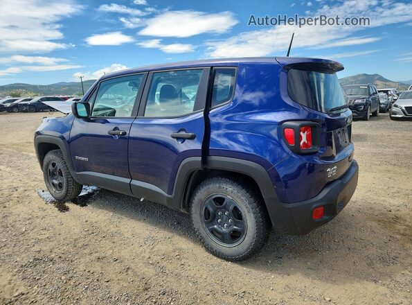 ZACNJBAB5KPJ96235 2019 JEEP RENEGADE Blue Rear left