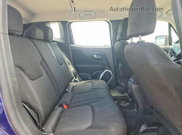 ZACNJBAB5KPJ96235 2019 JEEP RENEGADE Blue Rear seats view