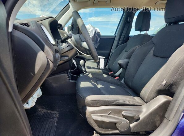 ZACNJBAB5KPJ96235 2019 JEEP RENEGADE Blue Front interior view
