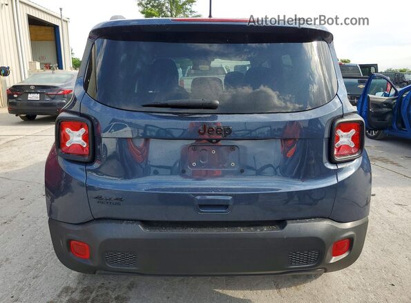 ZACNJBAB5LPL13202 2020 JEEP RENEGADE Синий Вид сзади