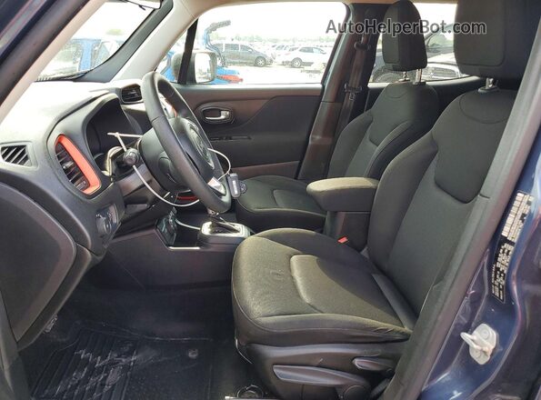 ZACNJBAB5LPL13202 2020 JEEP RENEGADE Синий Вид салона спереди