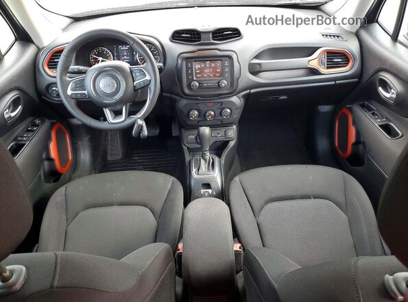 ZACNJBAB5LPL13202 2020 JEEP RENEGADE Синий Вид панели приборов