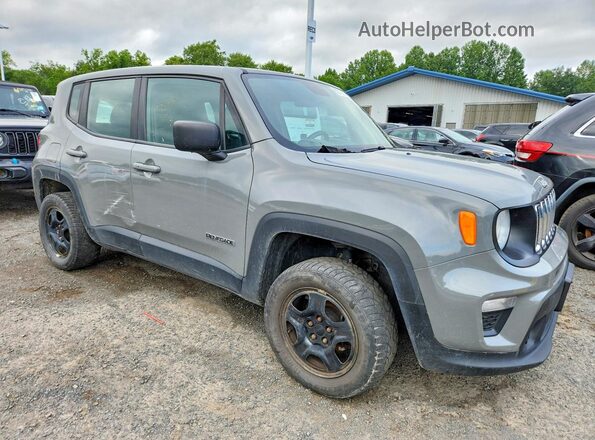 ZACNJBAB5LPL13748 2020 JEEP RENEGADE Gray Delantero derecho