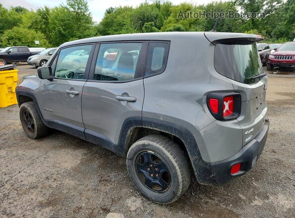 ZACNJBAB5LPL13748 2020 JEEP RENEGADE Gray Trasero izquierdo