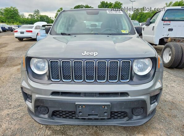 ZACNJBAB5LPL13748 2020 JEEP RENEGADE Gray Vista frontal