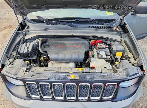 ZACNJBAB5LPL13748 2020 JEEP RENEGADE Gray Vista del compartimento del motor
