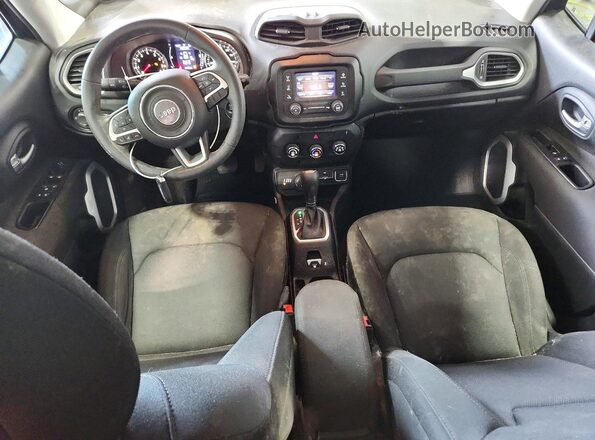 ZACNJBAB6LPL25469 2020 JEEP RENEGADE Black Առջևի վահանակի տեսք