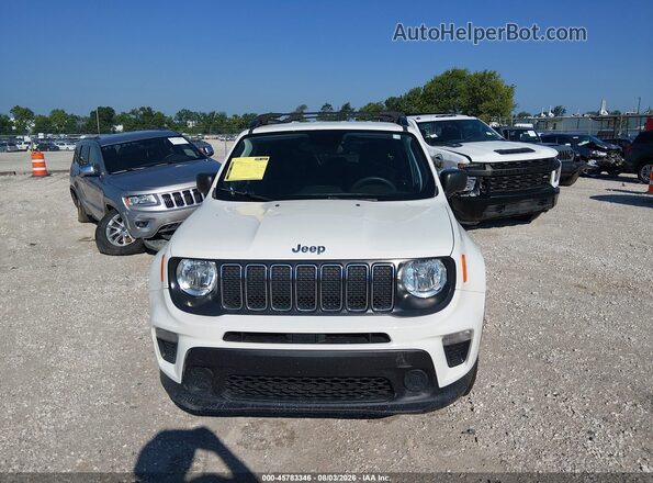 ZACNJBAB7KPJ83261 2019 JEEP RENEGADE White Vista del cuadro de instrumentos