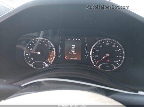 ZACNJBAB7KPJ83261 2019 JEEP RENEGADE White Vista de los asientos traseros