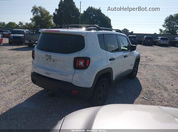 ZACNJBAB7KPJ83261 2019 JEEP RENEGADE White Trasero derecho