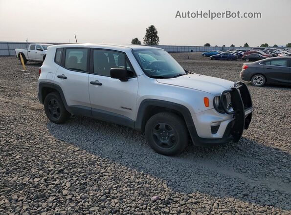 ZACNJBAB7LPL09281 2020 JEEP RENEGADE Silver Przód prawy
