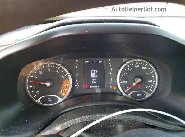 ZACNJBAB7LPL09281 2020 JEEP RENEGADE Silver Widok zestawu wskaźników