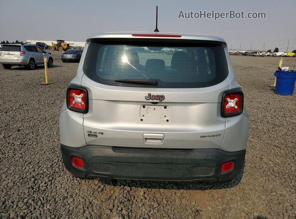 ZACNJBAB7LPL09281 2020 JEEP RENEGADE Silver Widok z tyłu