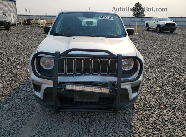 ZACNJBAB7LPL09281 2020 JEEP RENEGADE Silver Widok z przodu
