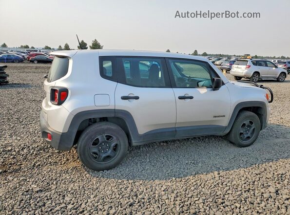 ZACNJBAB7LPL09281 2020 JEEP RENEGADE Silver Tył prawy