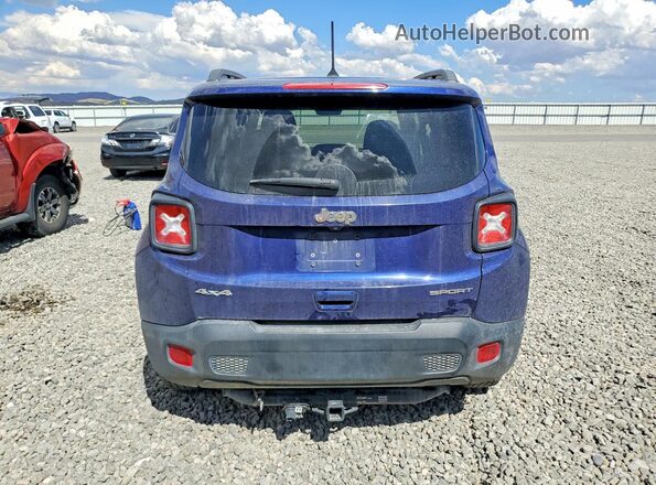 ZACNJBAB8KPK34847 2019 JEEP RENEGADE Blue უკანა ხედი