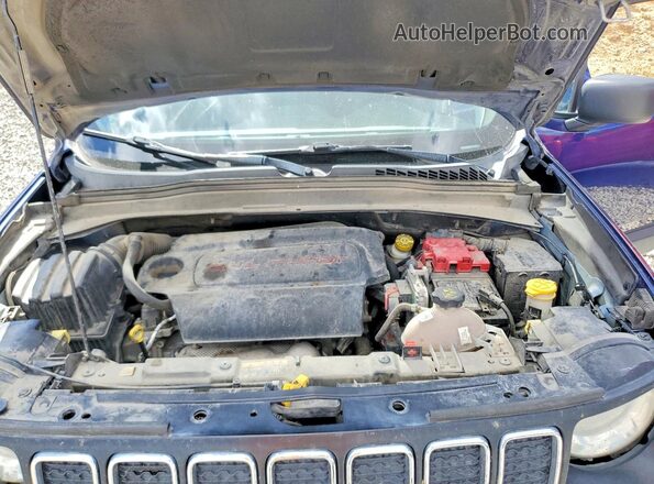 ZACNJBAB8KPK34847 2019 JEEP RENEGADE Blue ძრავის განყოფილების ხედი