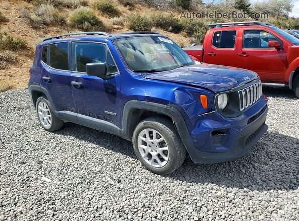 ZACNJBAB8KPK34847 2019 JEEP RENEGADE Blue წინა მარჯვენა
