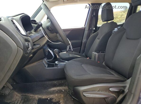 ZACNJBAB8KPK34847 2019 JEEP RENEGADE Blue წინა სალონის ხედი