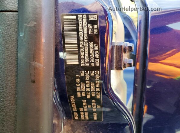 ZACNJBAB8KPK34847 2019 JEEP RENEGADE Blue VIN კოდის სტიკერის ხედი