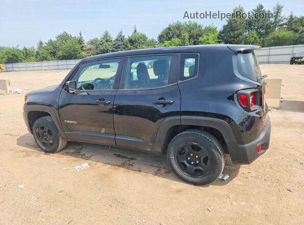 ZACNJBAB8LPL25375 2020 JEEP RENEGADE Black Հետևի ձախ